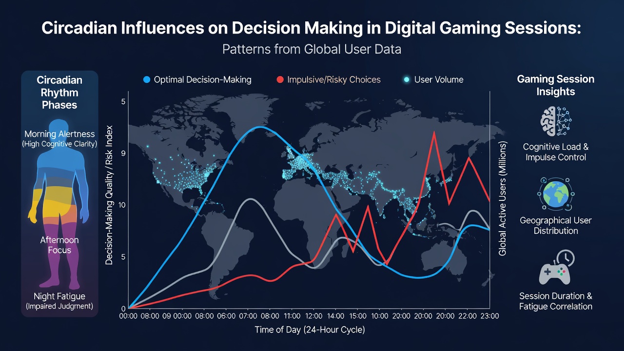Globale Heatmaps zu Entscheidungsmustern in Gaming-Sessions über 24 Stunden