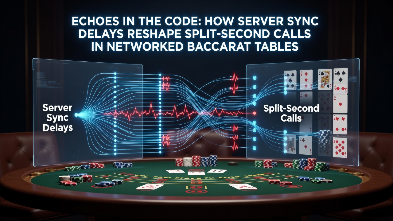 Server-Synchronisation und Latenz in vernetzten Baccarat-Tischen