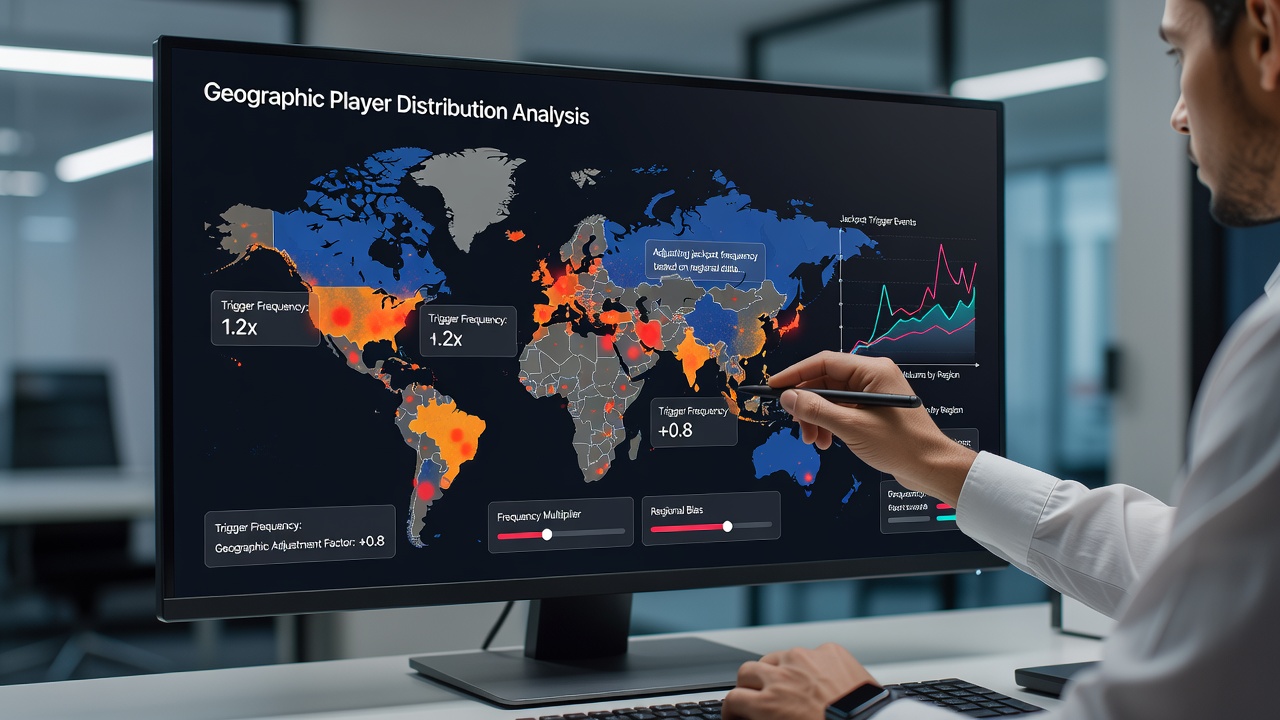Geografische Verteilung von Spielern und Jackpot-Trigger-Analyse in Online-Casinos