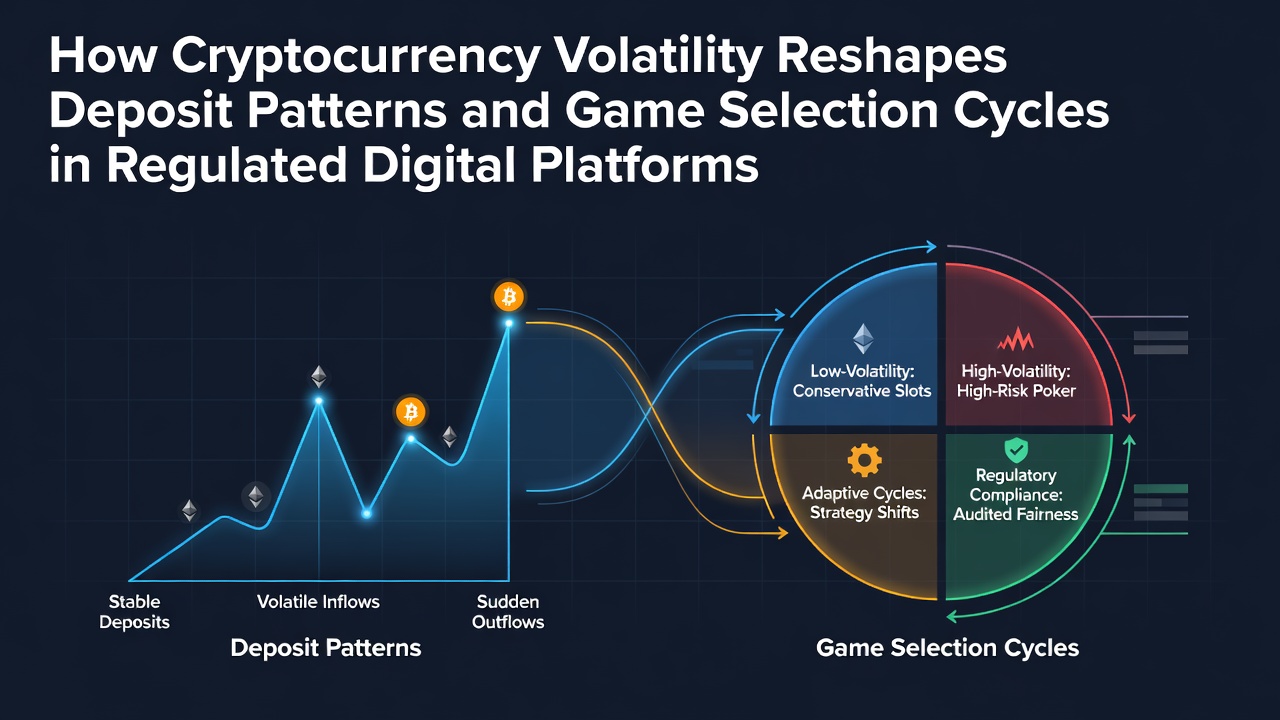 Diagramm zeigt Schwankungen bei Kryptoeinzahlungen und Spielauswahl in digitalen Plattformen im Jahr 2026