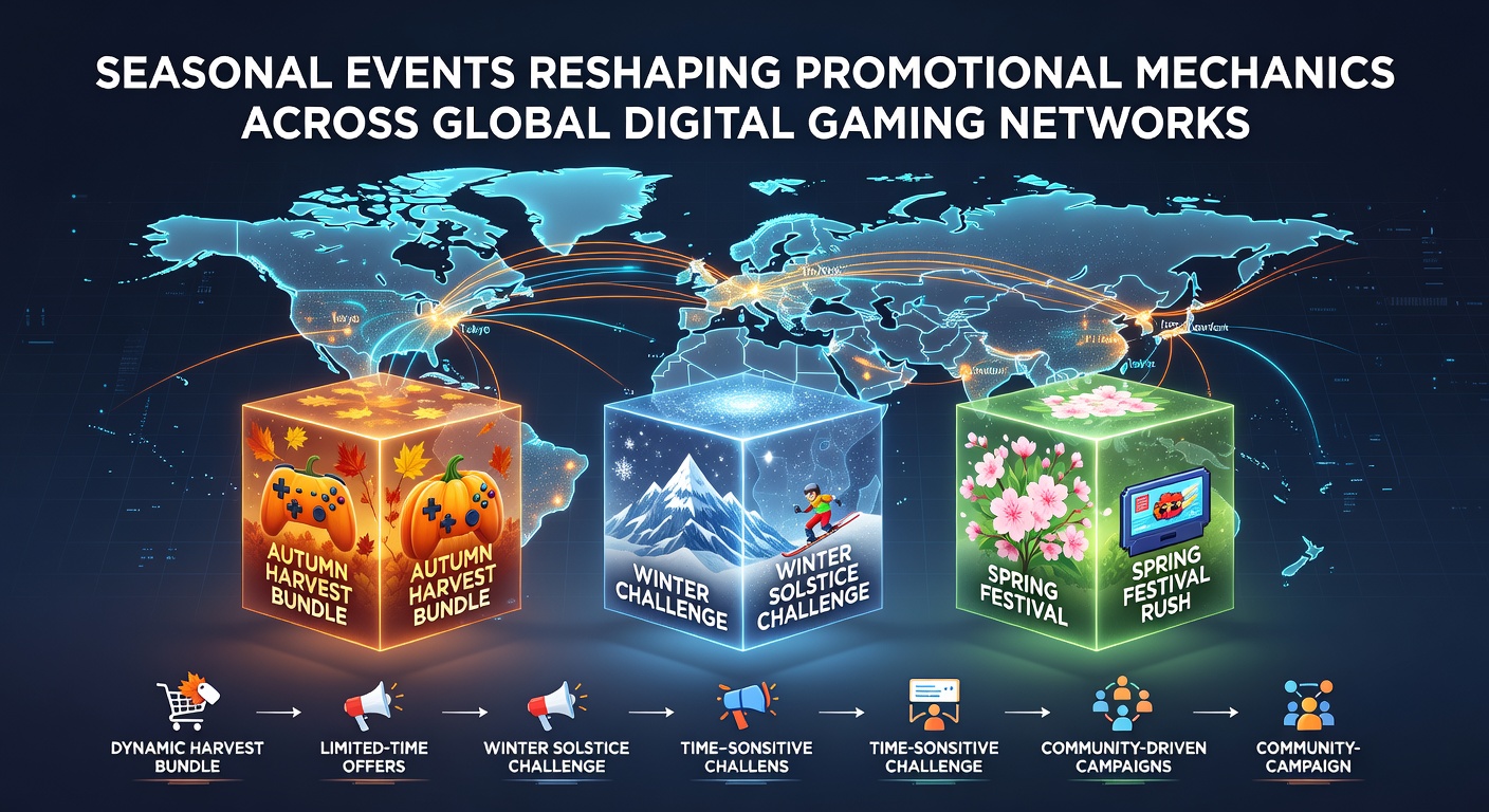 Globale digitale Gaming-Netzwerke mit saisonalen Events und angepassten Promotionsmechanismen