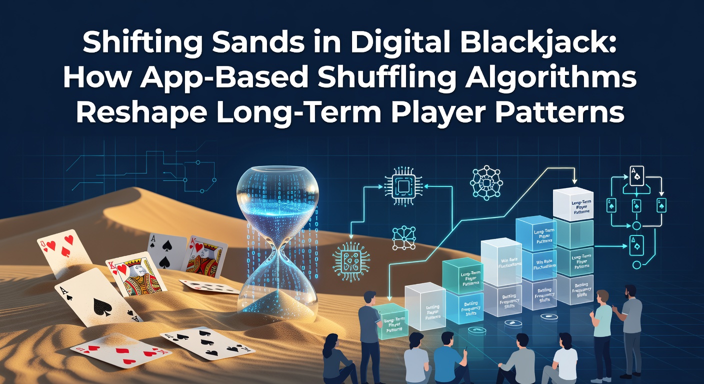 Darstellung moderner Shuffle-Algorithmen in digitalen Blackjack-Apps mit Kartenverteilung auf dem Bildschirm