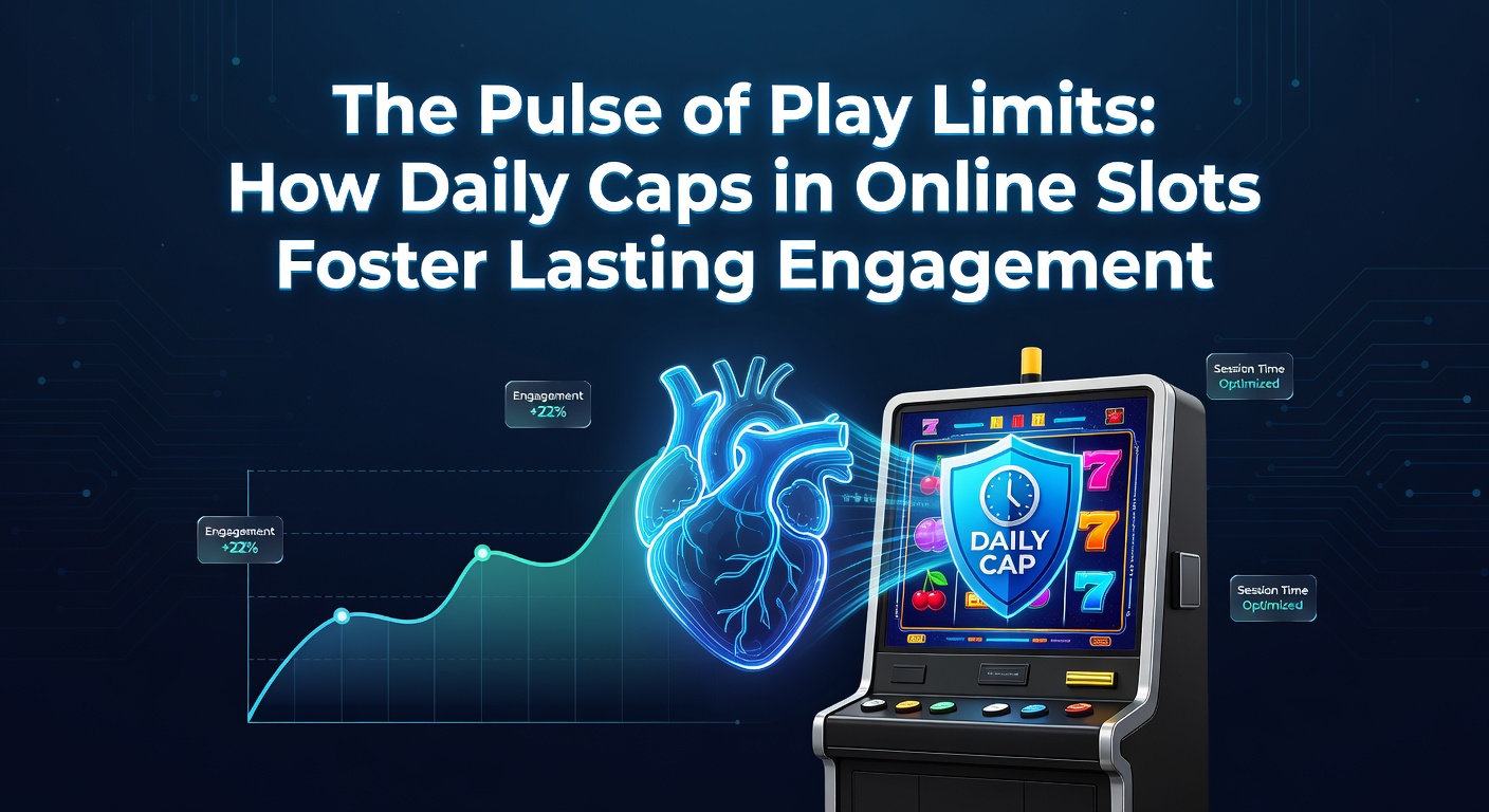 Grafik, die den Rhythmus täglicher Spiel-Limits in Online-Slots darstellt, mit Kurven zu Engagement und Retention